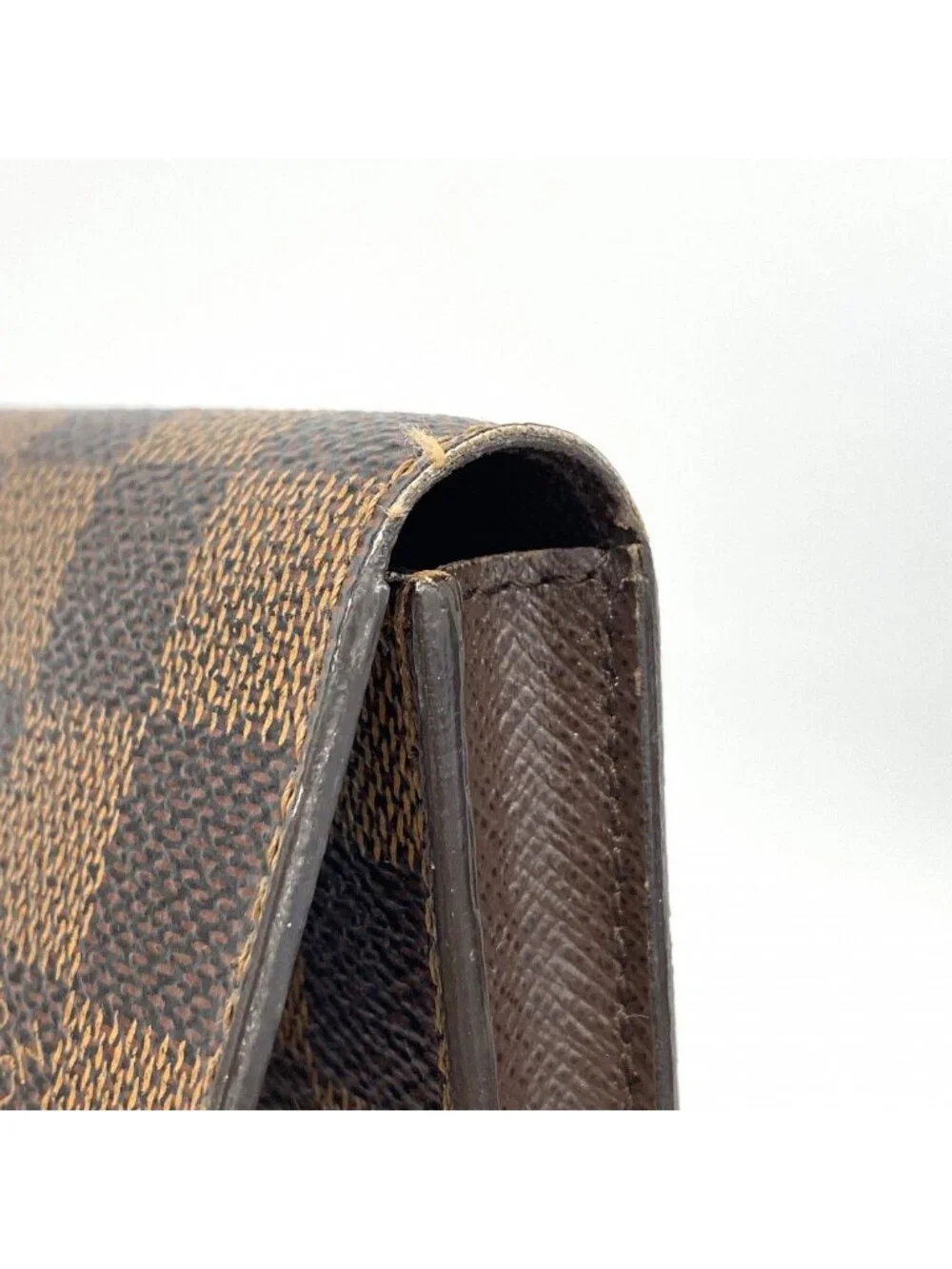 Louis Vuitton Card Case Damier Business Holder Ebene